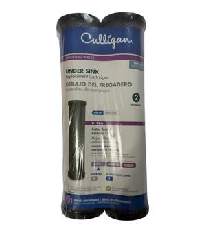 New Culligan Under Sink D-10A Drinking Water Filters Pack of 2